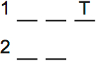 LSAT PrepTest 72, Game 1, Question 2, Diagram 1 LSAT PrepTest 72, Game 1, Question 2, Diagram 1