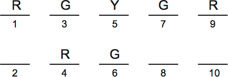 LSAT PrepTest 33, Game 4, Question 20, Diagram 2 LSAT PrepTest 33, Game 4, Question 20, Diagram 2