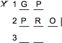 LSAT PrepTest 62, Game 2, Question 10, Diagram 1 LSAT PrepTest 62, Game 2, Question 10, Diagram 1