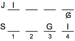 LSAT 69, Logic Game 3, Setup, Diagram 4 LSAT 69, Logic Game 3, Setup, Diagram 4