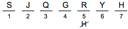 LSAT 68 Game 4 Question 19 Diagram 3 LSAT 68 Game 4 Question 19 Diagram 3