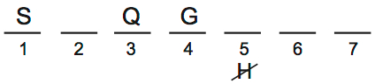 LSAT 68 Game 4 Question 19 Diagram 1 LSAT 68 Game 4 Question 19 Diagram 1