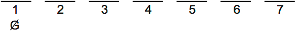 LSAT Preptest 29, Game 3 Diagram 1 LSAT Preptest 29, Game 3 Diagram 1