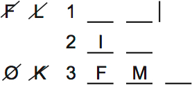 LSAT Preptest 64, Game 4 Diagram 1 LSAT Preptest 64, Game 4 Diagram 1