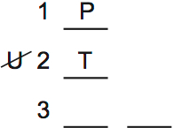 LSAT Preptest 66, Game 3 Diagram 11 LSAT Preptest 66, Game 3 Diagram 11