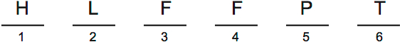 LSAT PrepTest 30, Game 2, Question 10, Diagram 4 LSAT PrepTest 30, Game 2, Question 10, Diagram 4