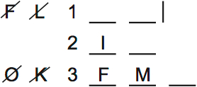 LSAT PrepTest 64, Game 4, Question 20, Diagram 2 LSAT PrepTest 64, Game 4, Question 20, Diagram 2