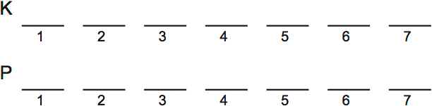 LSAT Preptest 32, Game 4 Setup, Diagram 1 LSAT Preptest 32, Game 4 Setup, Diagram 1