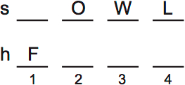 LSAT PrepTest 74, Game 2, Question 8, Diagram 3 LSAT PrepTest 74, Game 2, Question 8, Diagram 3