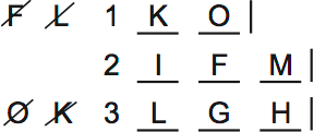LSAT Preptest 64, Game 4 Setup, Diagram 7 LSAT Preptest 64, Game 4 Setup, Diagram 7