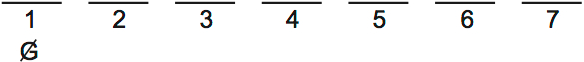 LSAT Preptest 29, Game 3 Setup, Diagram 1 LSAT Preptest 29, Game 3 Setup, Diagram 1