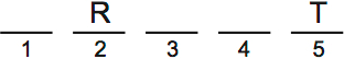 LSAT Preptest 72, Game 2 Setup, Diagram 3 LSAT Preptest 72, Game 2 Setup, Diagram 3