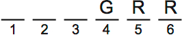 LSAT PrepTest 63, Game 4, Question 21, Diagram 1 LSAT PrepTest 63, Game 4, Question 21, Diagram 1