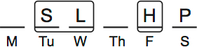 LSAT PrepTest 63, Game 3, Question 17, Diagram 2 LSAT PrepTest 63, Game 3, Question 17, Diagram 2