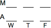 LSAT Preptest 66, Game 1 Setup, Diagram 1 LSAT Preptest 66, Game 1 Setup, Diagram 1
