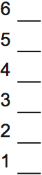 LSAT Preptest 63, Game 4 Setup, Diagram 1 LSAT Preptest 63, Game 4 Setup, Diagram 1